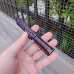 Dây đồng hồ da cá sấu thật [NHIỀU MÀU - ĐỦ SIZE]