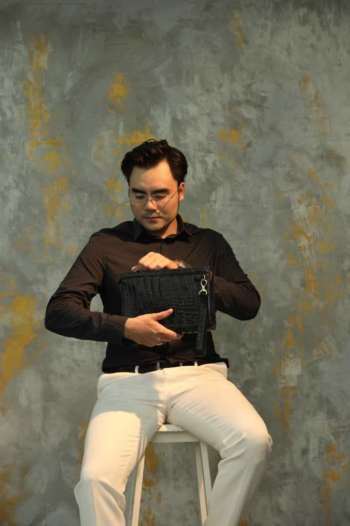 Clutch nam cầm tay [DA BỤNG ĐẸP NHẸ NHÀNG NHƯNG TINH TẾ]