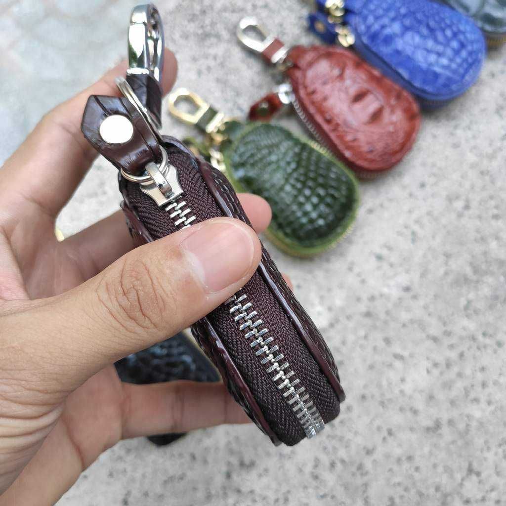 Móc khóa Ô tô da cá sấu nhiều màu SANG TRỌNG!