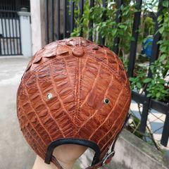 Nón da cá sấu [Freeship Toàn Quốc]- Nâu đỏ bao sang chảnh!