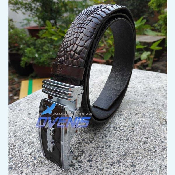Dây Nịt Nam Da Hông Cá Sấu Rất Mềm Và Bền TS124