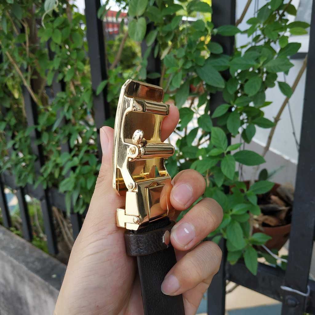 Dây Thắt Lưng Da Cá Sấu Liền N25D