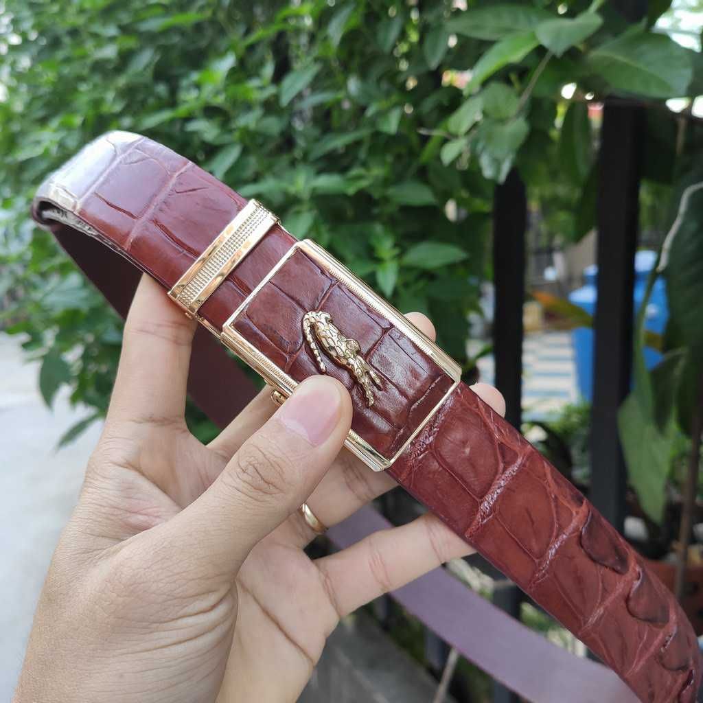Thắt Lưng Nam Da Cá Sấu Liền N31ND