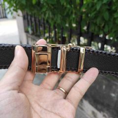 Thắt Lưng Nam Da Cá Sấu Đan Viền [NÂU SOCOLA RẤT ĐẸP]