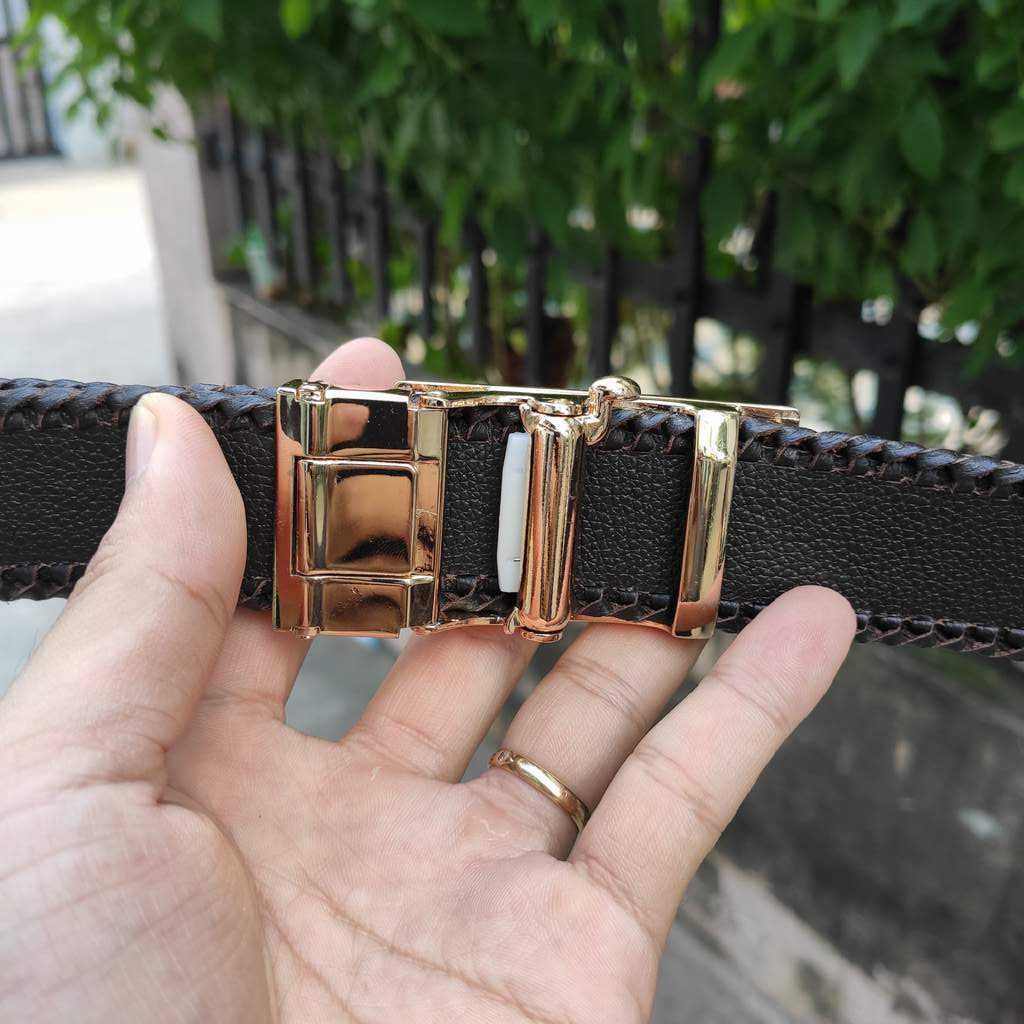 Thắt Lưng Cá Sấu [DÂY LIỀN NGUYÊN CON] Đan Viền Thủ Công Đẹp Bền Bỉ - TS131