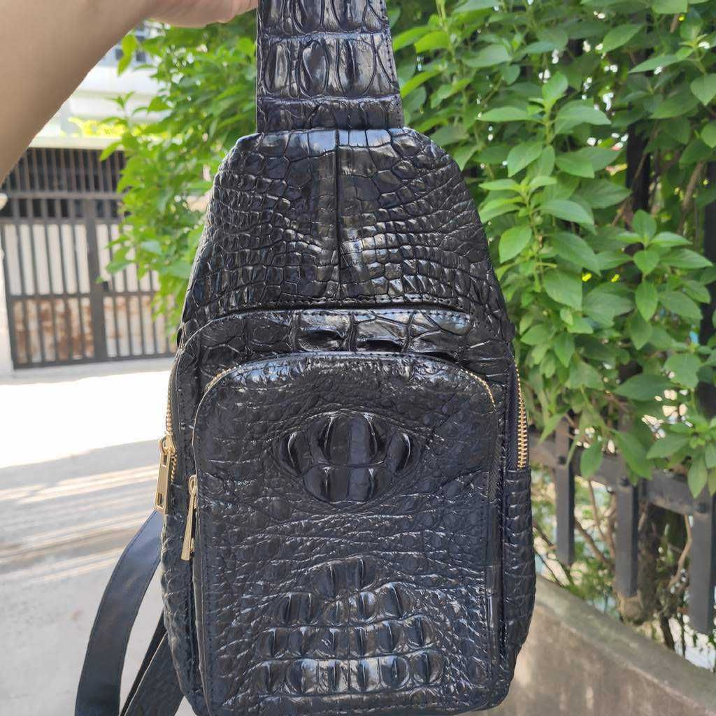 Túi bao tử đeo ngực cho nam [GÙ CÁ SẤU ĐẲNG CẤP ĐÍCH THỰC]