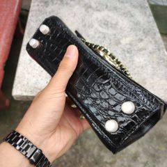 Túi chà nel Da bụng cá sấu Loại cao cấp!