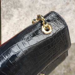 Túi chà nel Da bụng cá sấu Loại cao cấp!