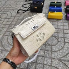 [PHIÊN BẢN ĐẶC BIỆT..] Túi nữ cá sấu Bạch tạng trắng tinh tuyền!