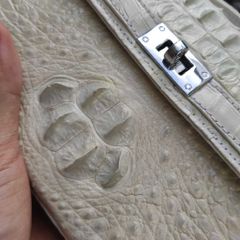 [PHIÊN BẢN ĐẶC BIỆT..] Túi nữ cá sấu Bạch tạng trắng tinh tuyền!