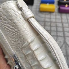 [PHIÊN BẢN ĐẶC BIỆT..] Túi nữ cá sấu Bạch tạng trắng tinh tuyền!