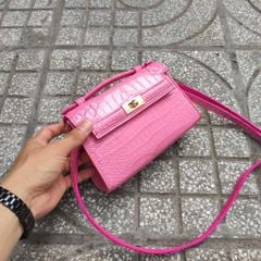 Túi nữ cầm tay Da cá sấu siêu Cute cho nữ!
