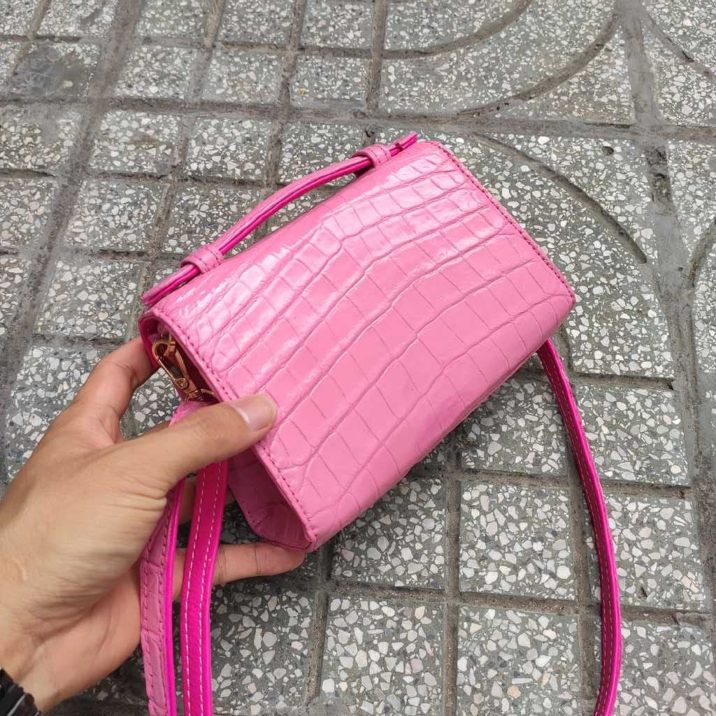 Túi nữ cầm tay Da cá sấu siêu Cute cho nữ!