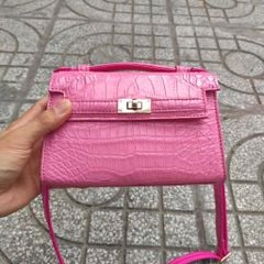 Túi nữ cầm tay Da cá sấu siêu Cute cho nữ!