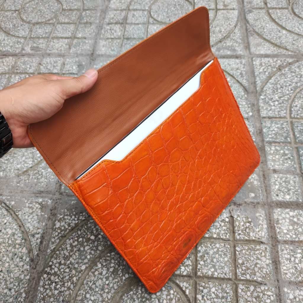 Túi Macbook 13-15 inch Phiên bản cao cấp 2 lớp da Chống sốc!