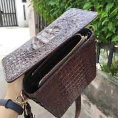 Túi đeo chéo nam ĐỰNG IPAD DA CÁ SẤU SANG TRỌNG!