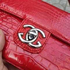 Túi dự tiệc Thiết kế cao cấp cho Nữ. Da cá sấu thật 100%
