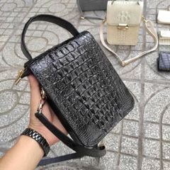 Túi chữ nhật Da cá sấu. Thiết kế đơn giản cho khách thích đổi kiểu!