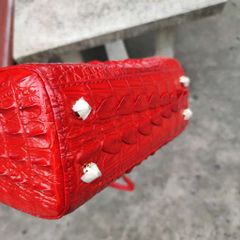 [Phiên bản mini..] Túi xách cá sấu có quai đeo size 17 xinh xắn!