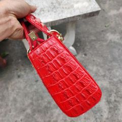 [Phiên bản mini..] Túi xách cá sấu có quai đeo size 17 xinh xắn!