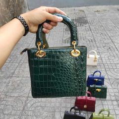 Túi nữ da cá sấu Thiết kế mới rất đẹp. Size 20 vừa vặn!