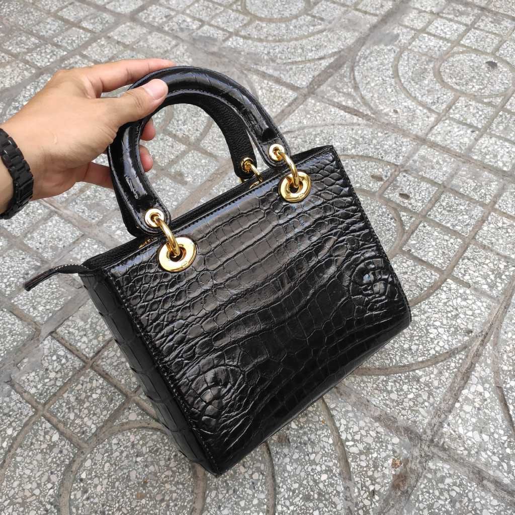 Túi nữ da cá sấu Size lớn 28cm. Đựng siêu nhiều đồ!