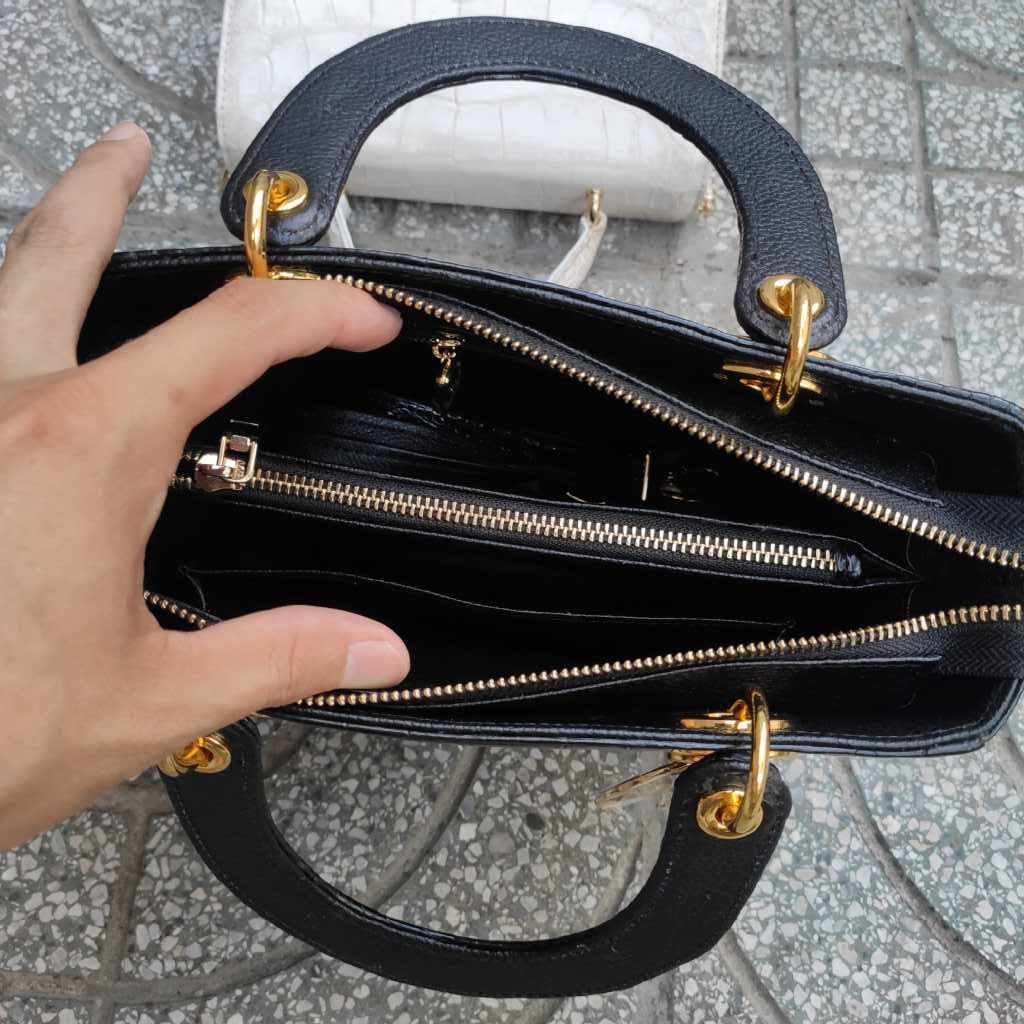 Túi nữ da cá sấu Size lớn 28cm. Đựng siêu nhiều đồ!