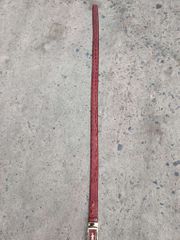 Thắt Lưng Da Cá Sấu. Gù Cá Sấu Đẹp Sang Chảnh TS119V (mặt vàng)