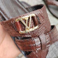 Dép sandal Da cá sấu đẹp lịch sự - Rất phù hợp người lớn tuổi!