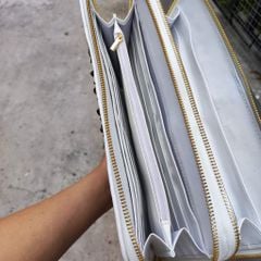 Kẹp nách Size lớn 2 khóa đựng siêu nhiều đồ. Cá sấu nguyên thủy đẹp chất mộc mạc!
