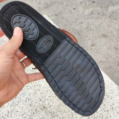 [ĐẸP MÊ LY...] Dép ngang 2 quai da cá sấu thật 100%