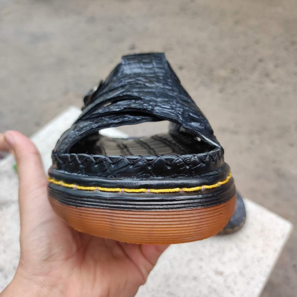 [DÉP DOCTOR] Da cá sấu phiên bản màu đen dễ phối đồ!