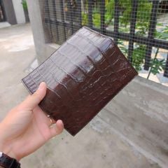 Ví gập 2 phiên bản ĐẶC BIỆT Full da cá sấu trong ngoài!
