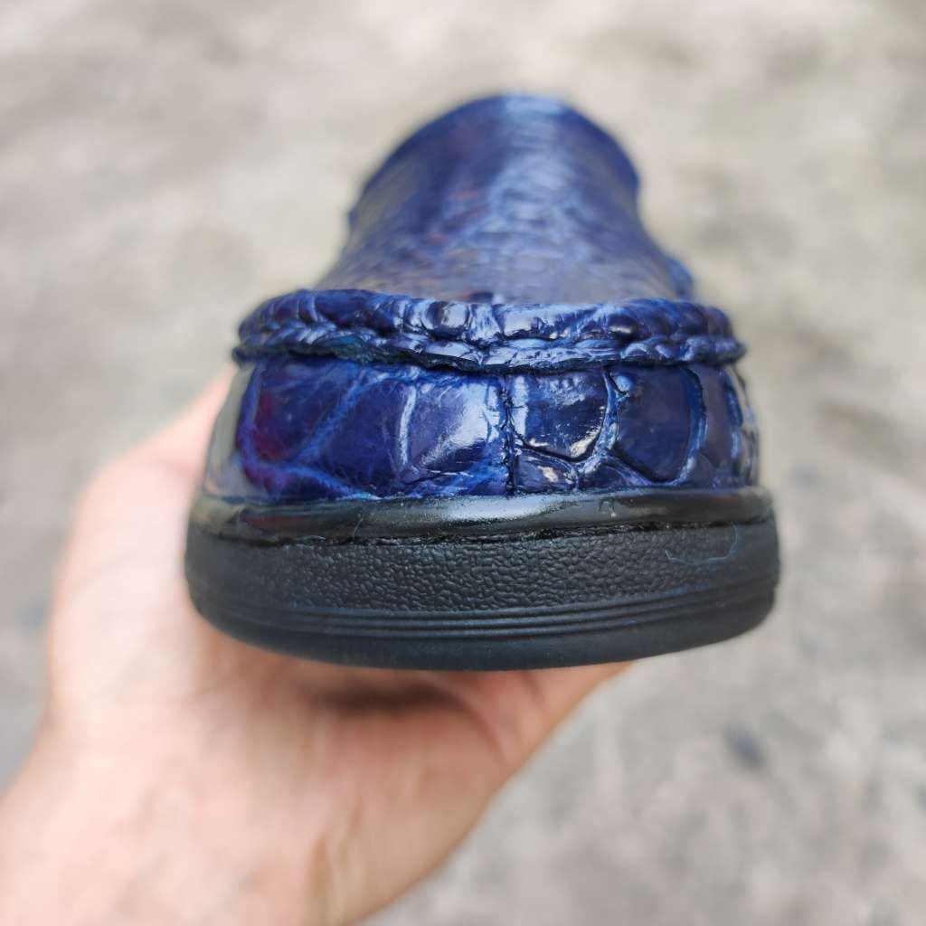 [HOT..] Giày Thời trang Cao cấp Da cá sấu. Có bo chun mang rất thoải mái!