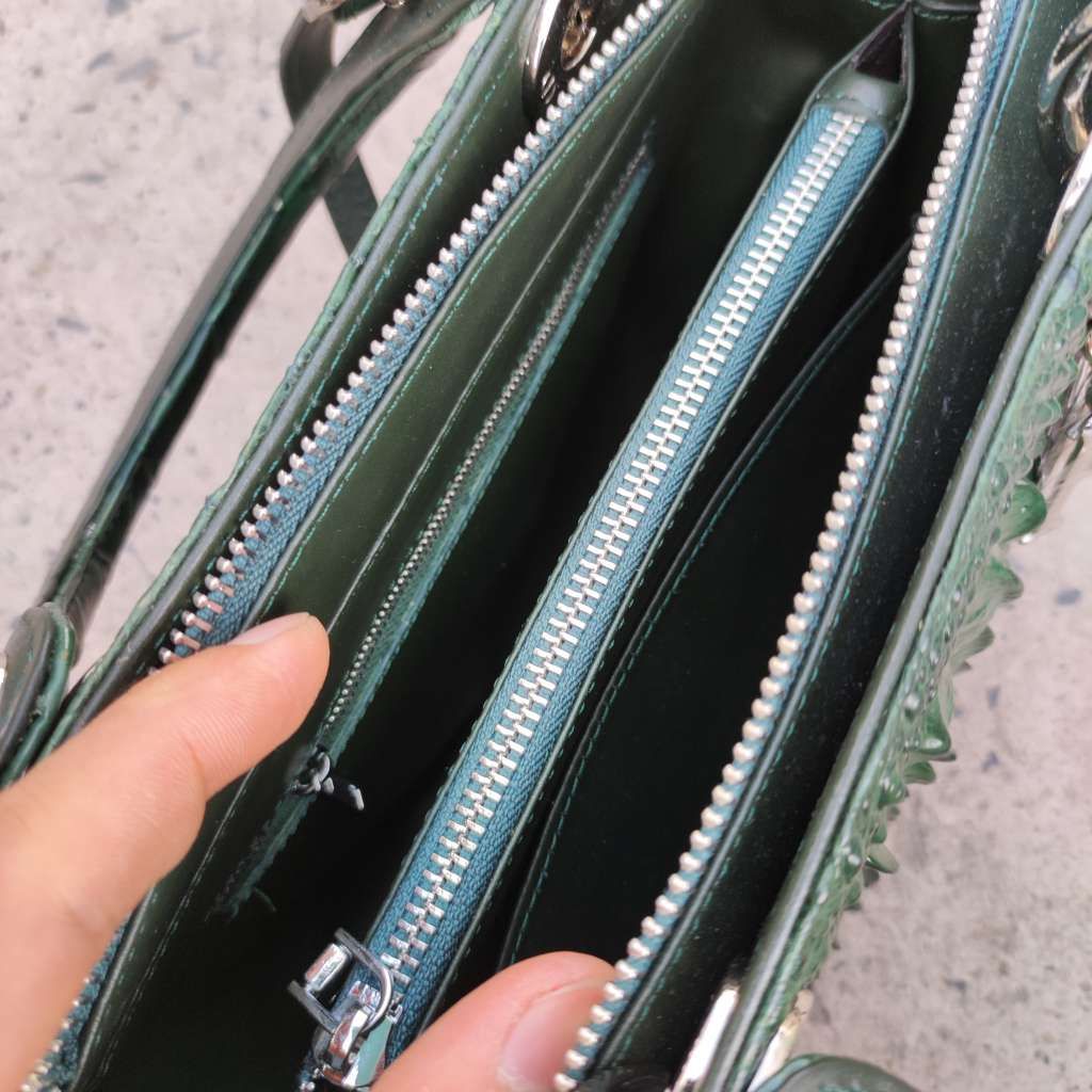 Túi xách nữ da cá sấu Size lớn 28cm. Phiên bản có dây đeo!