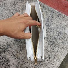 [ĐẶC BIỆT...] Kẹp nách Da Bụng Cá Sấu bạch tạng. Phiên bản có khóa số bảo mật!