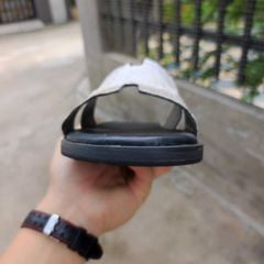 Dép ngang da bụng cá sấu BẠCH TẠNG rất mềm và bền!