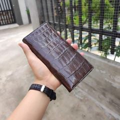 Ví gập 2 phiên bản ĐẶC BIỆT Full da cá sấu trong ngoài!