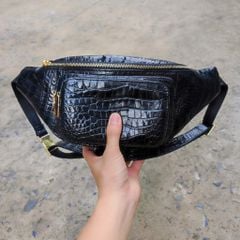 Túi đeo da cá sấu. Phiên bản nhiều ngăn tiện lợi!