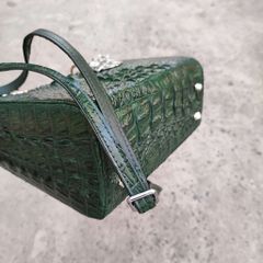 Túi xách nữ da cá sấu Size lớn 28cm. Phiên bản có dây đeo!