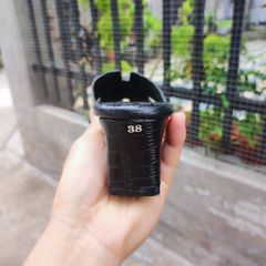Dép cao gót Nữ Da Cá Sấu Nguyên Thủy. Gót vuông 5cm vừa vặn!