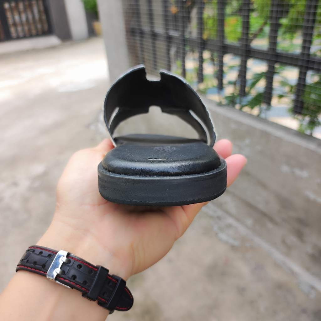 Dép ngang da bụng cá sấu BẠCH TẠNG rất mềm và bền!