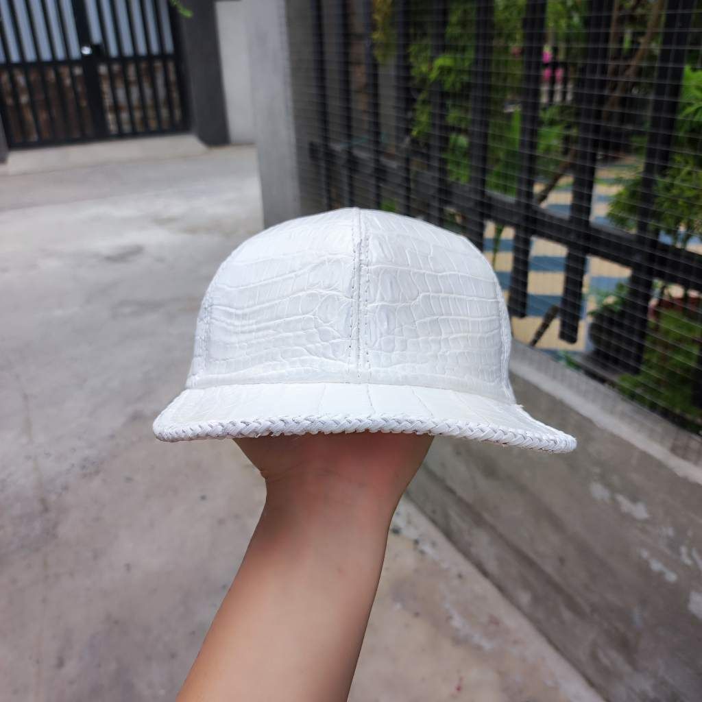 Nón Mũ da cá sấu BẠCH TẠNG. Da bụng mang rất bền!