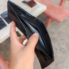 Ví MINI 2 mặt da cá sấu trơn. Size 10.5*8.5 cm gọn nhẹ