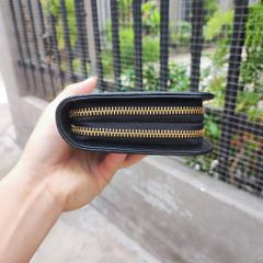 Ví dài cầm tay [DA BỤNG CÁ SẤU XANH RÊU RẤT BỀN] Size lớn 2 khuôn đựng nhiều đồ!
