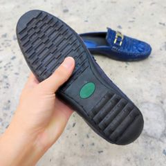 Giày sục Gù cá sấu xanh Navy đẹp khó cưỡng!