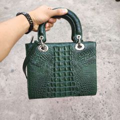 Túi xách nữ da cá sấu Size lớn 28cm. Phiên bản có dây đeo!