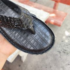 Dép kẹp ĐẾ LÍNH siêu nhẹ. Da cá sấu trơn mềm và bền!
