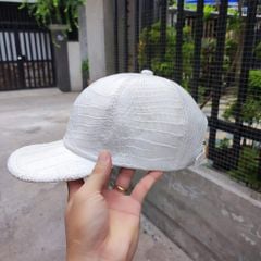Nón Mũ da cá sấu BẠCH TẠNG. Da bụng mang rất bền!
