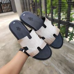 Dép ngang da bụng cá sấu BẠCH TẠNG rất mềm và bền!